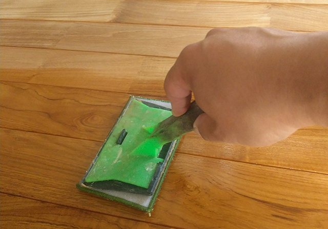 チーク オスモカラー 塗装